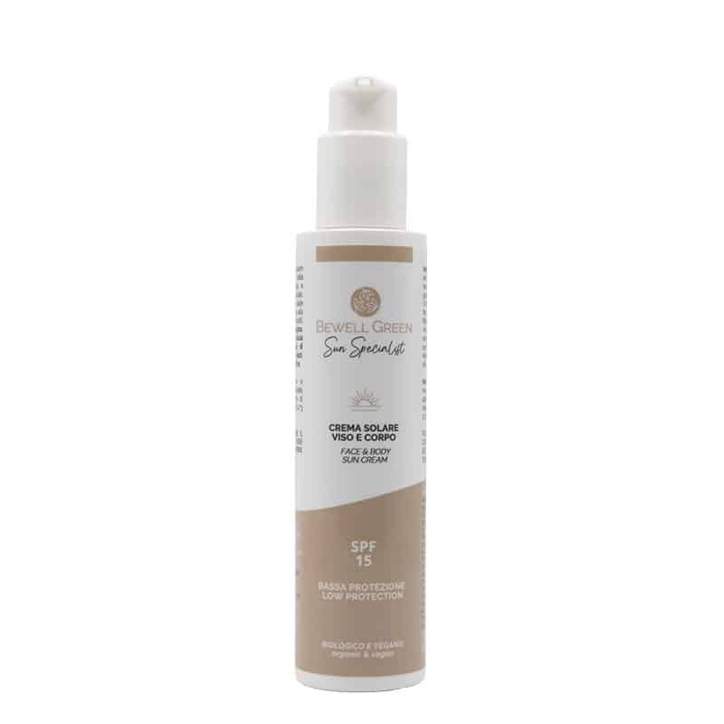 Crema solare SPF15 Viso e Corpo 150 ml